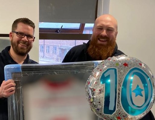 Ross Celebrates 10 Years at Proactive Despatch 